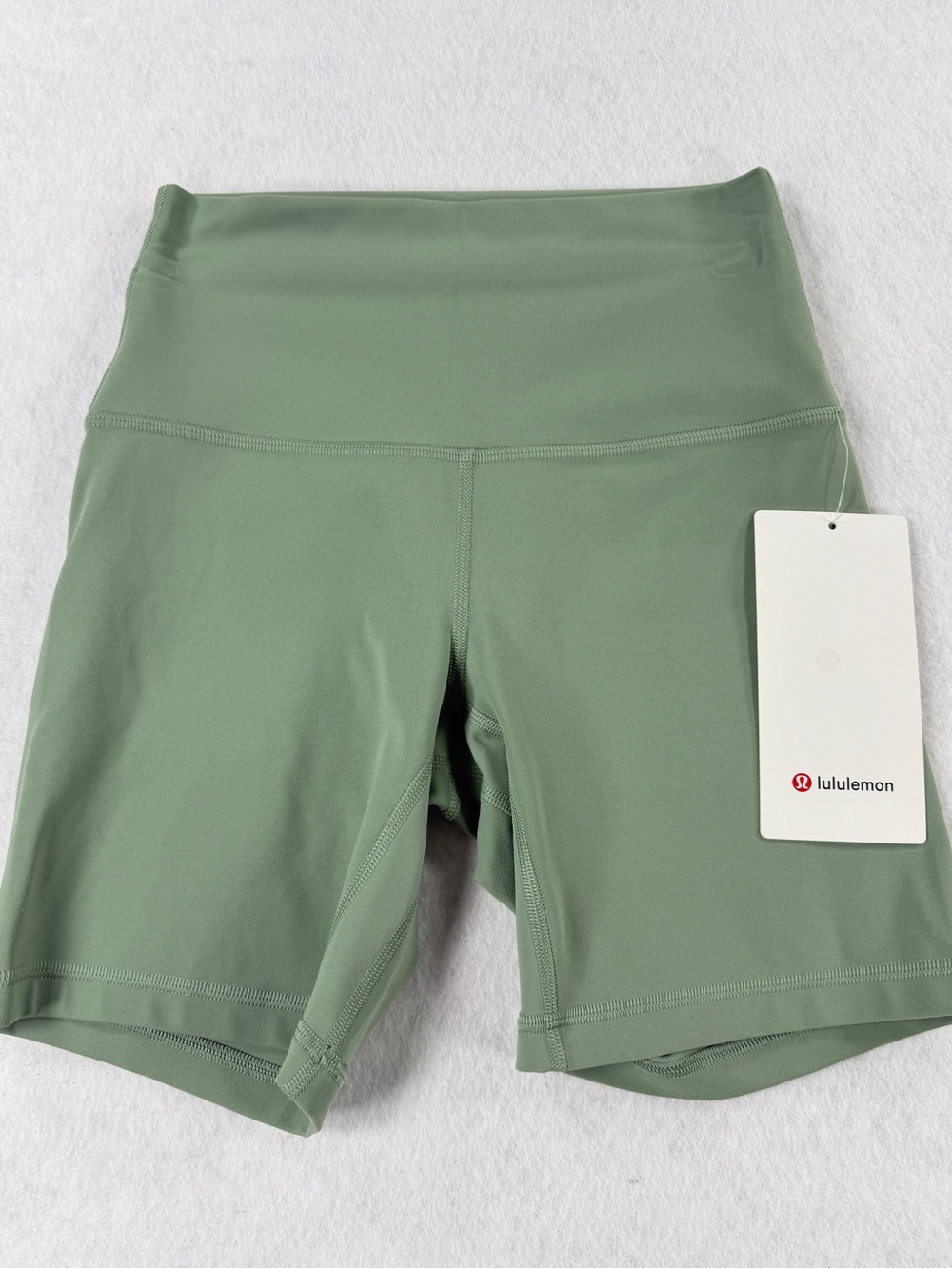 NWT Lululemon Align 6” High Rise Shorts Palm Court Size 4 Nulu Performance - Picture 4 of 12